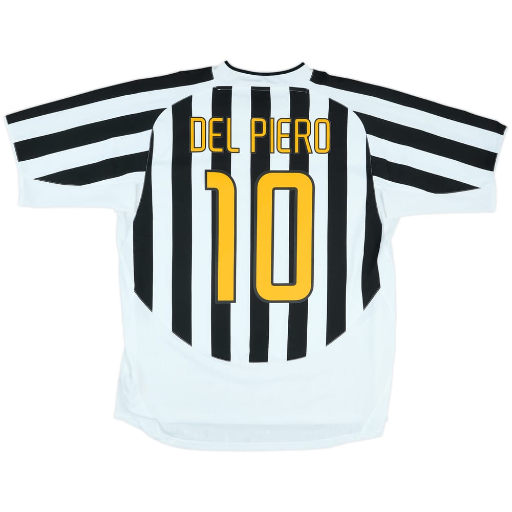 2003-04 Juventus Home Shirt Del Piero #10 - 8/10 - (XL)