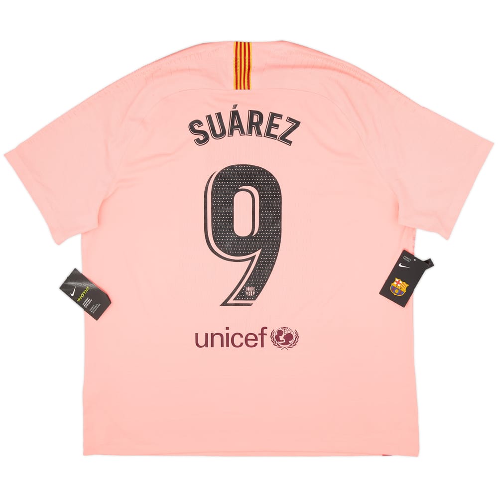 2018-19 Barcelona Authentic Third Shirt Suarez #9 (XXL)