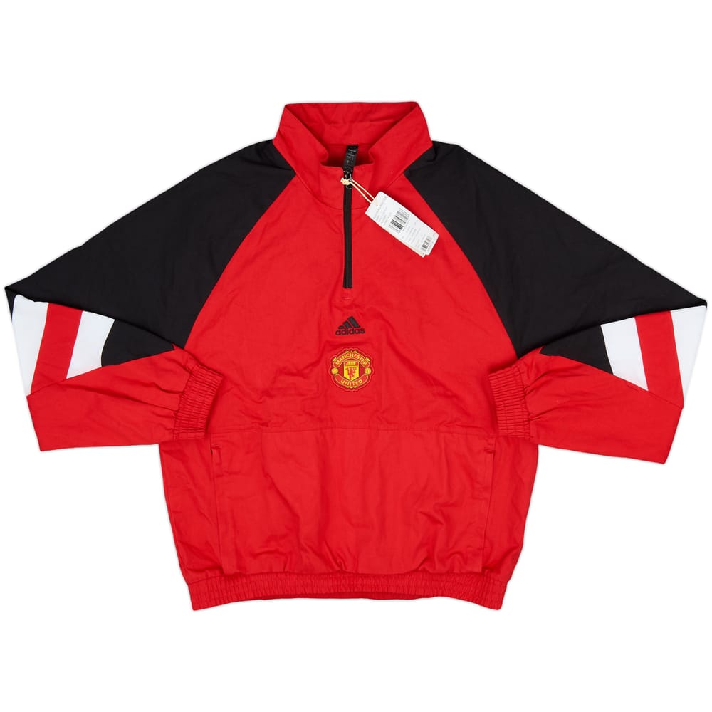 2022-23 Manchester United adidas Icon 1/4 Zip Jacket (M)