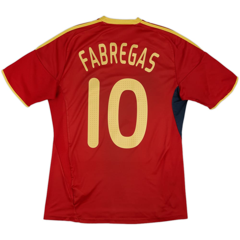 2009 Spain Home Shirt Fabregas #10 - 9/10 - (M)