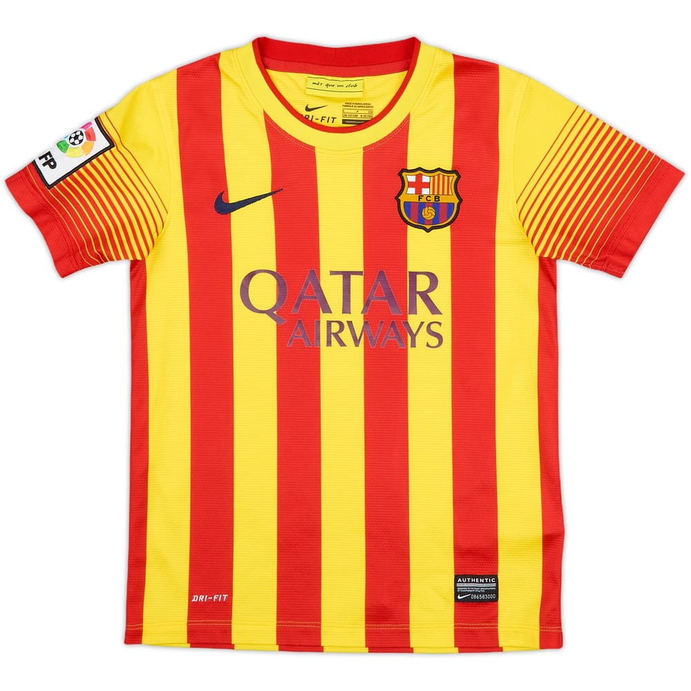 2013-15 Barcelona Away Shirt - 9/10 - (S.Boys)