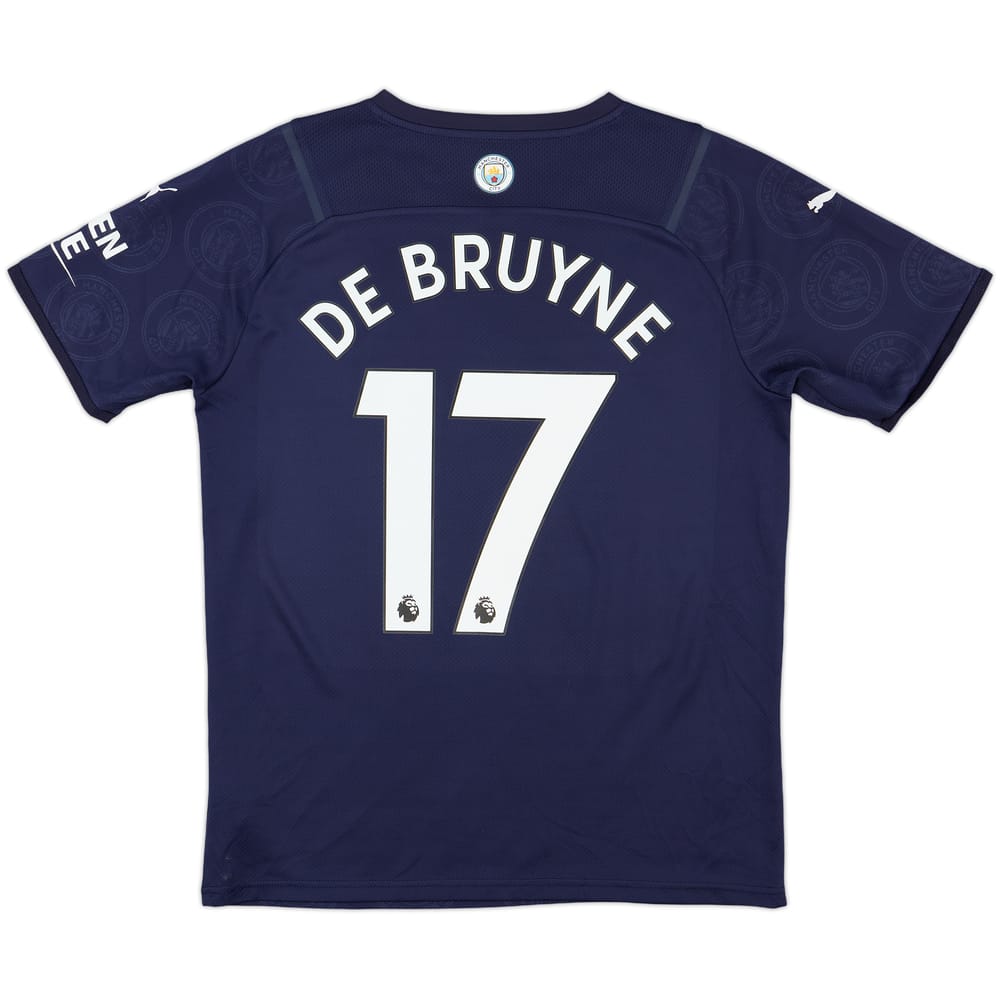 2021-22 Manchester City Third Shirt De Bruyne #17 - 8/10 - (M)