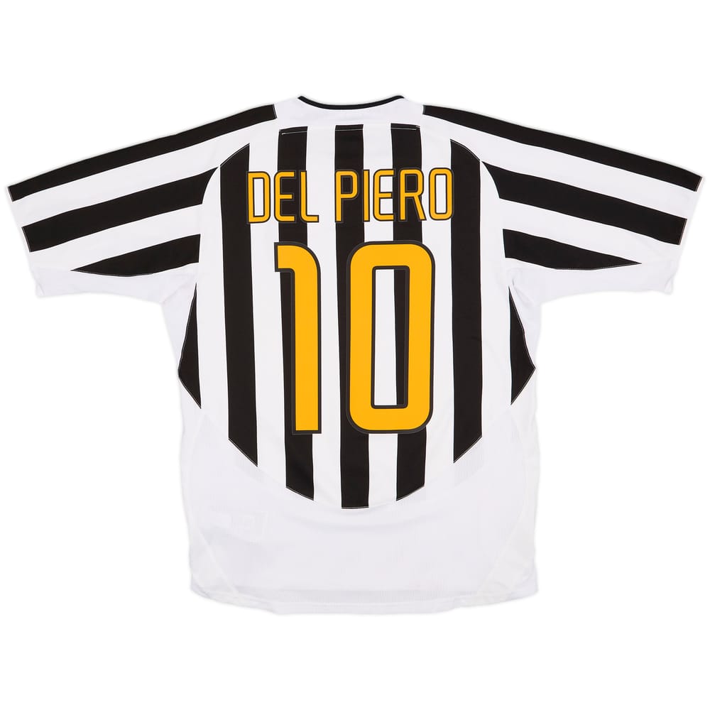 2003-04 Juventus Home Shirt Del Piero #10 - 8/10 - (M)