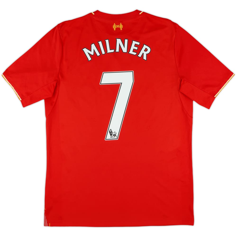 2015-16 Liverpool Home Shirt Milner #7 - 8/10 - (S)