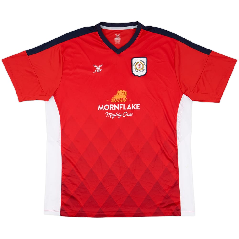 2017-18 Crewe Alexandra Home Shirt - 8/10 - (5XL)