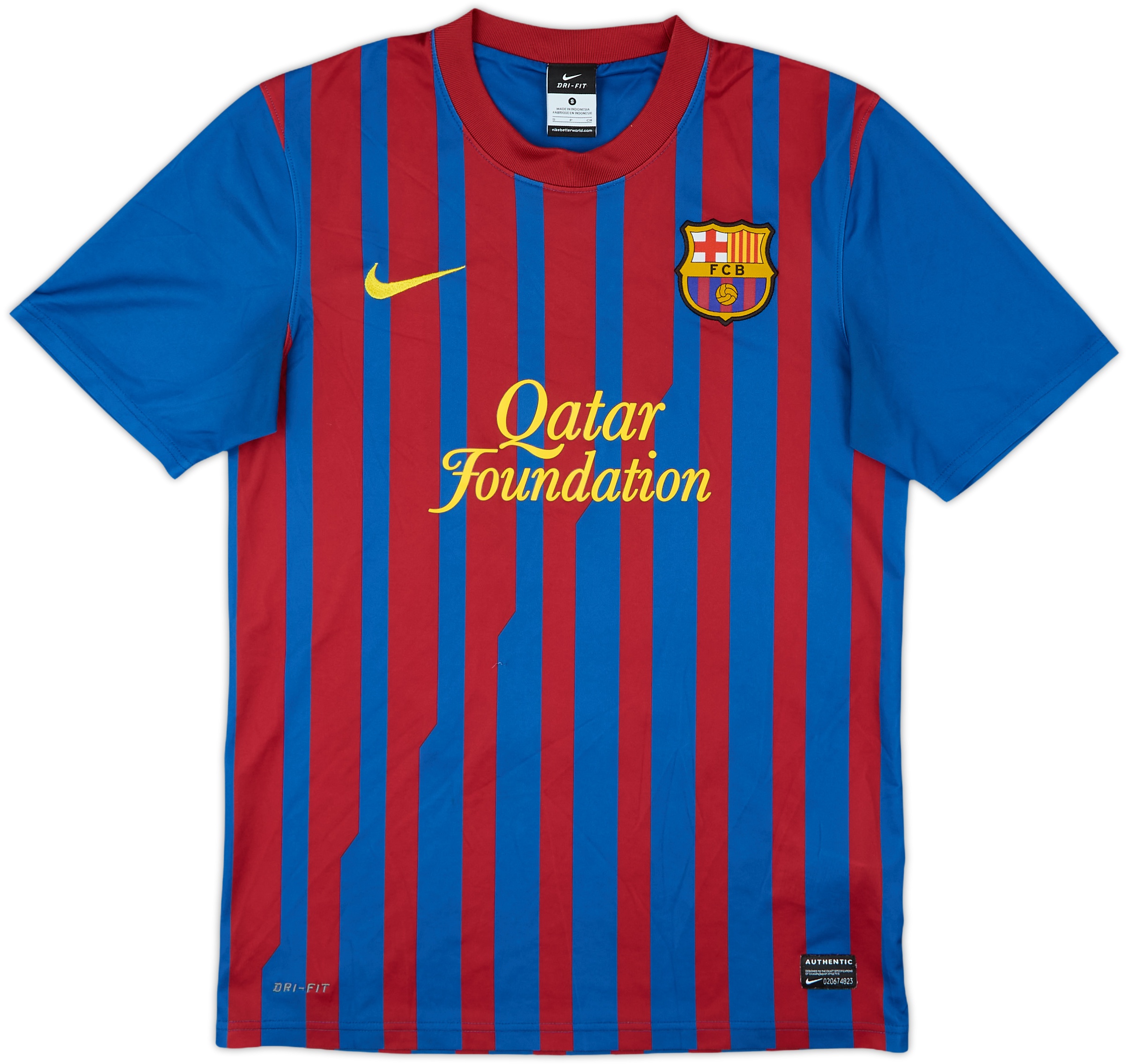 2011-12 Barcelona Basic Home Shirt - 8/10 - (S)
