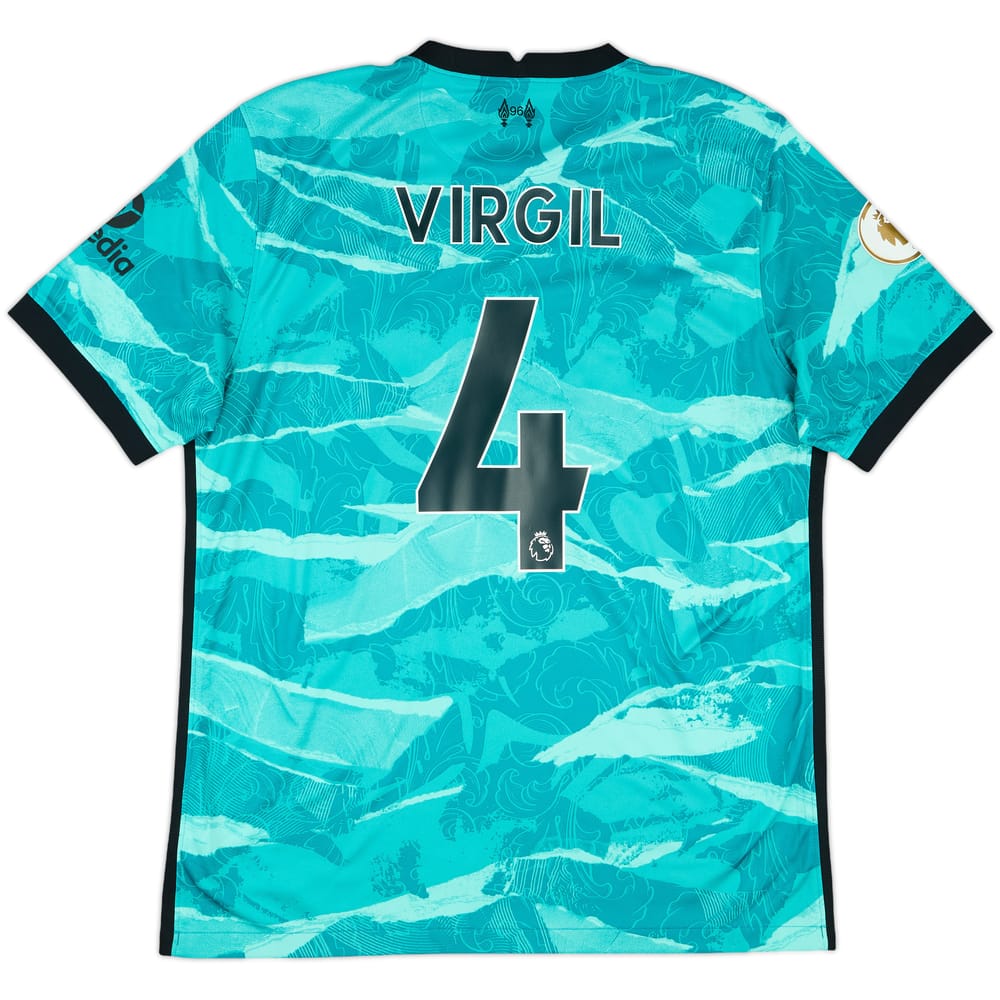 2020-21 Liverpool Away Shirt Virgil #4 - 10/10 - (L)