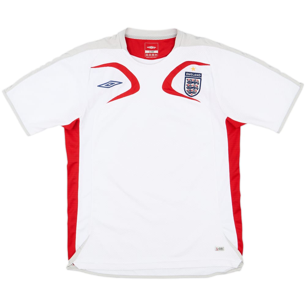 2006-08 England Umbro Training Shirt - 9/10 - (M)