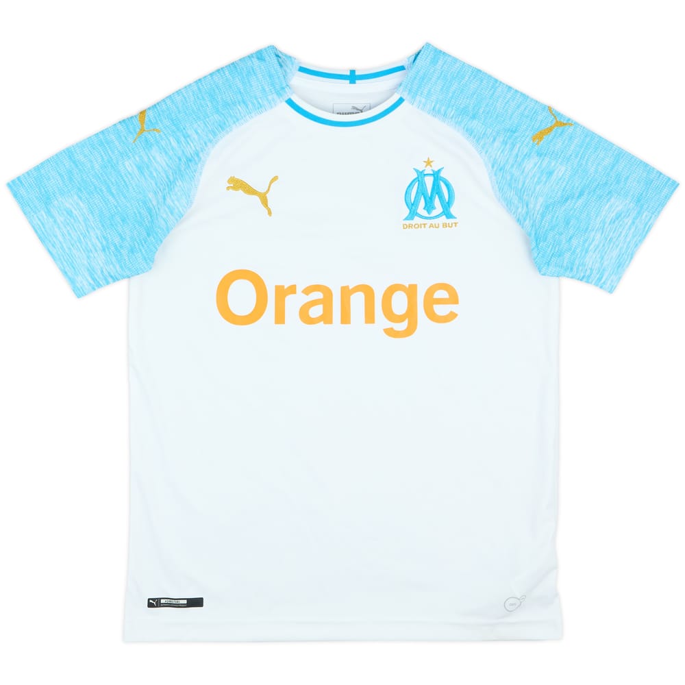 2018-19 Olympique Marseille Home Shirt - 8/10 - (L.Boys)
