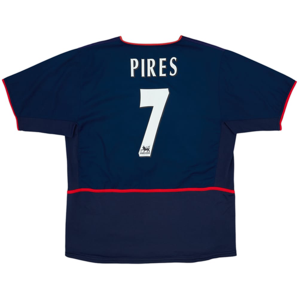 2002-04 Arsenal Away Shirt Pires #7 - 8/10 - (XL)