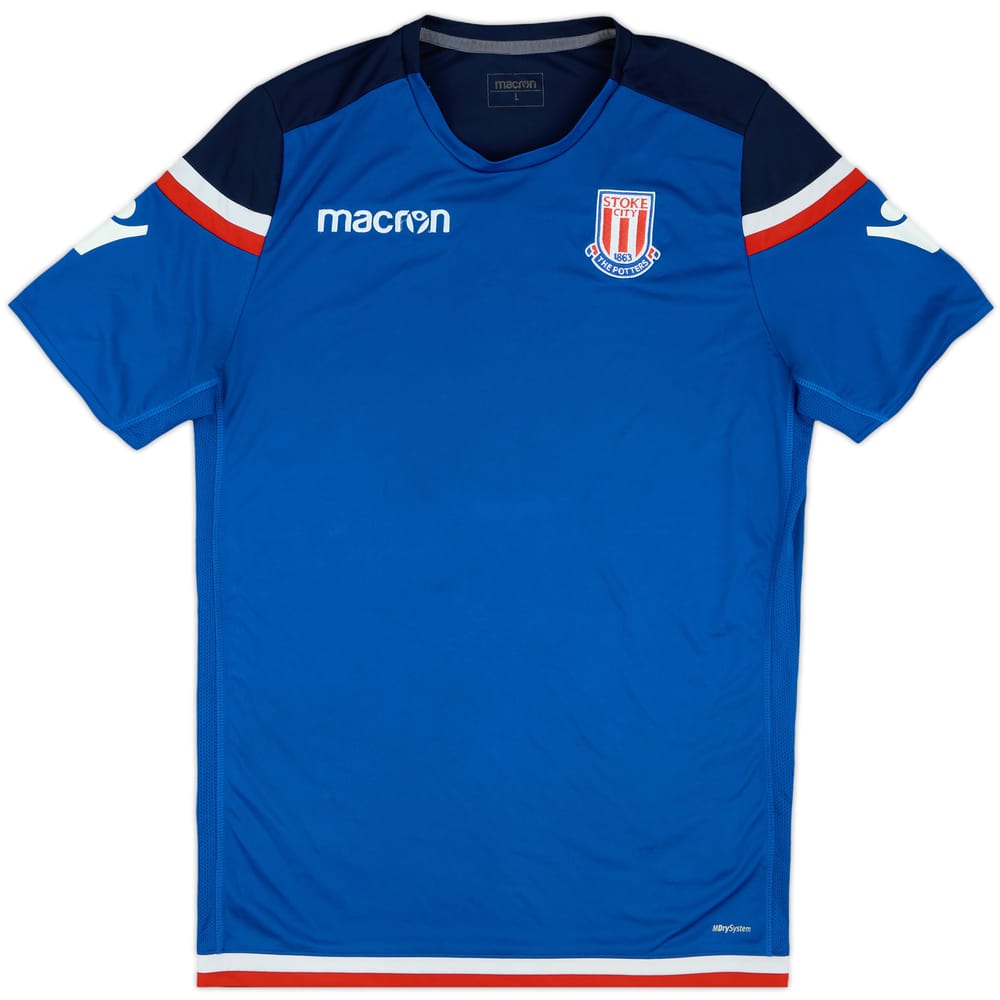 2017-18 Stoke City Macron Training Shirt - 6/10 - (L)