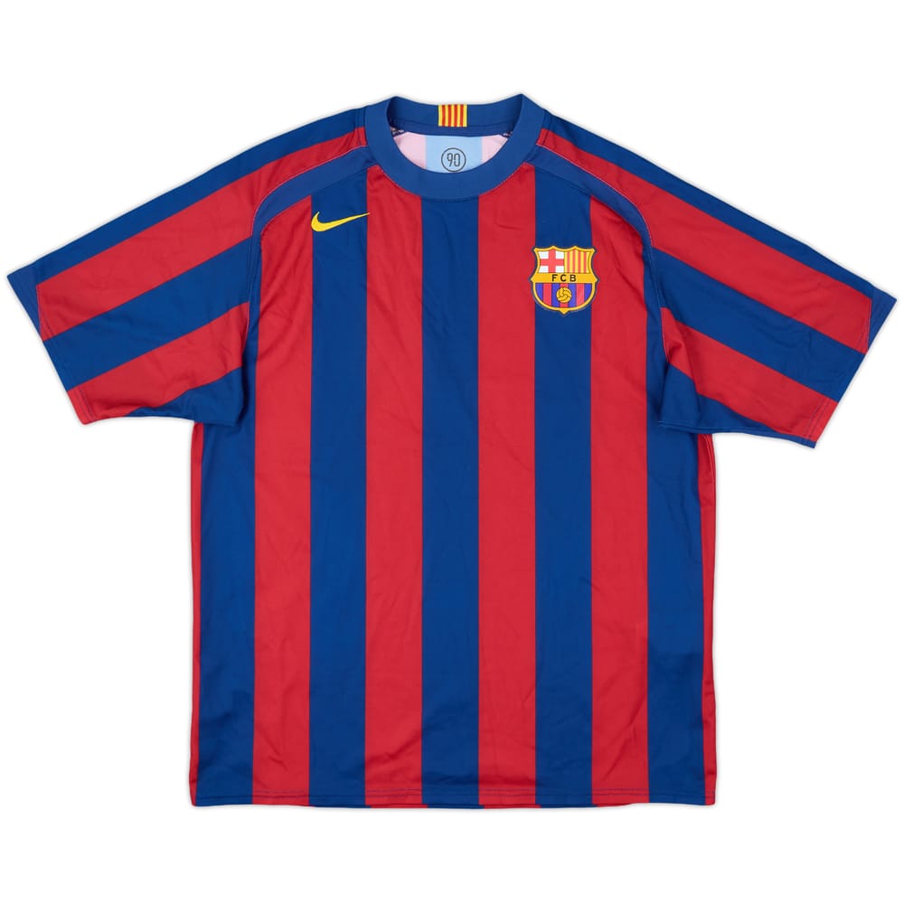 2005-06 Barcelona Basic Home Shirt - 7/10 - (L)