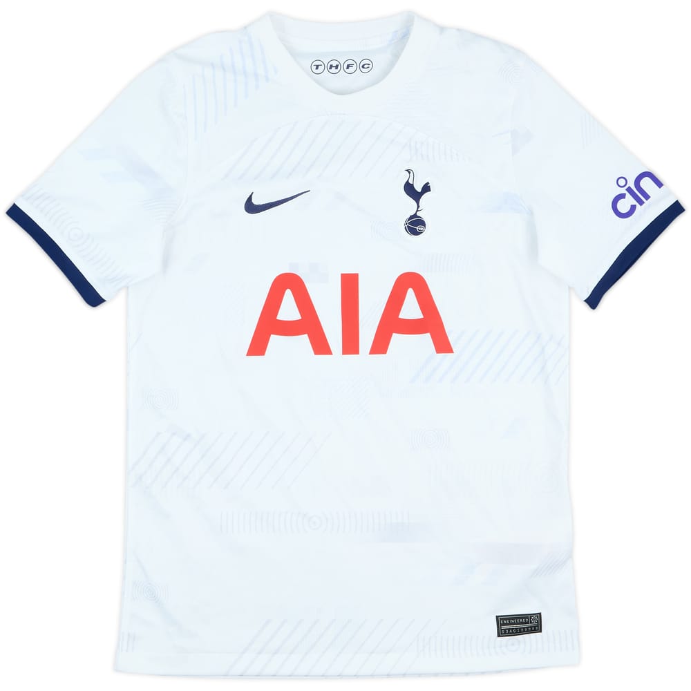 2023-24 Tottenham Home Shirt - 10/10 - (L.Boys)
