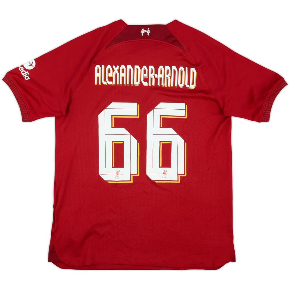 2022-23 Liverpool Home Shirt Alexander-Arnold #66 - 8/10 - (XL.Boys)