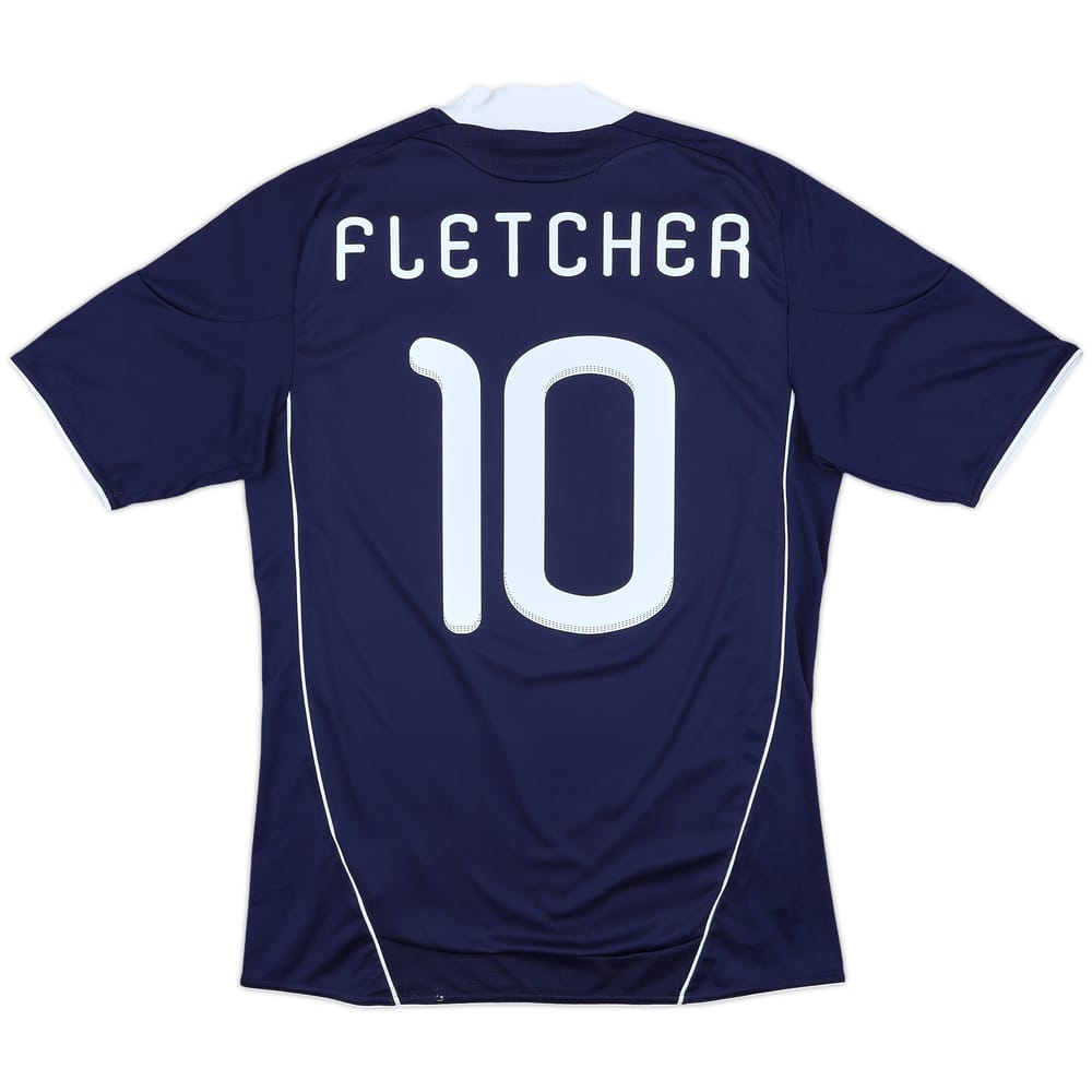 2010-11 Scotland Home Shirt Fletcher #10 - 8/10 - (M)