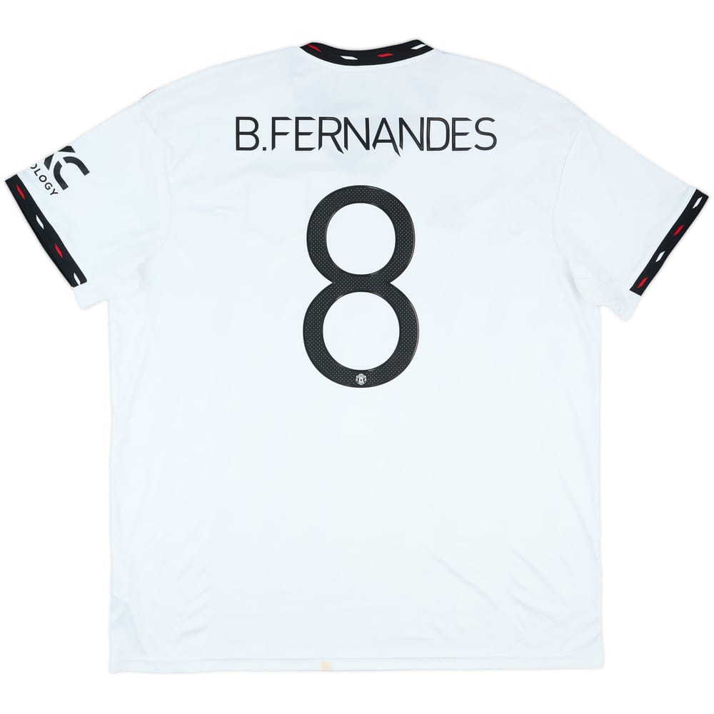 2022-23 Manchester United Away Shirt B.Fernandes #8 - 7/10 - (XXL)