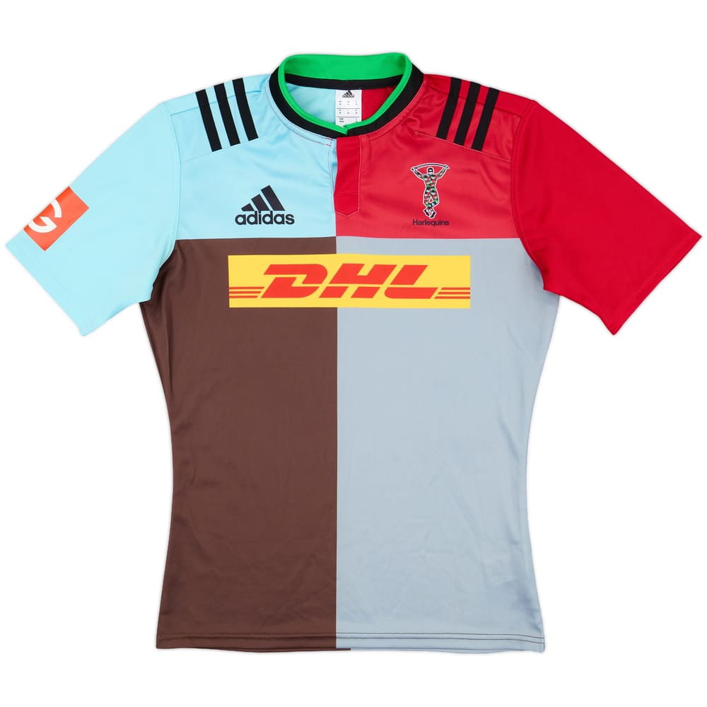 2015-16 Harlequins Rugby Home Shirt - 9/10 - (M)