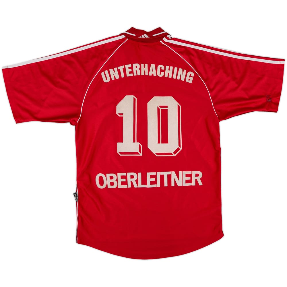 1999-00 Unterhaching Home Shirt Oberleitner #10 - 8/10 - (M)