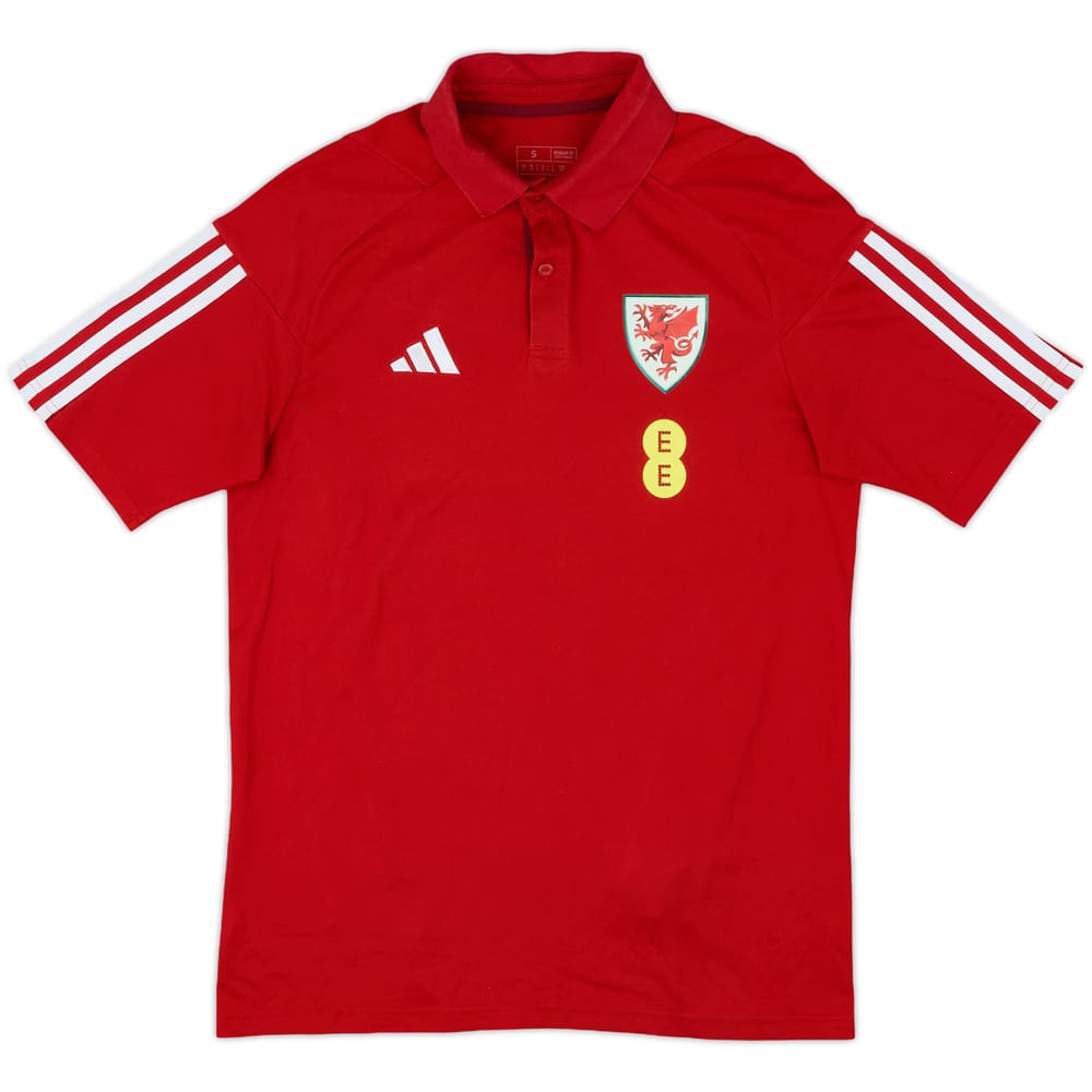 2022-23 Wales adidas Polo Shirt - 9/10 - (S)