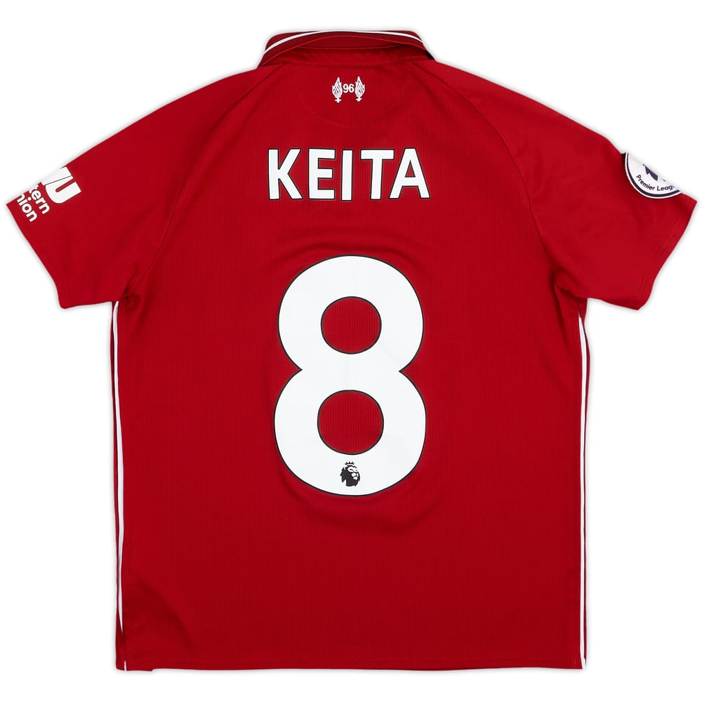 2018-19 Liverpool Home Shirt Keita #8 - 6/10 - (M.Boys)