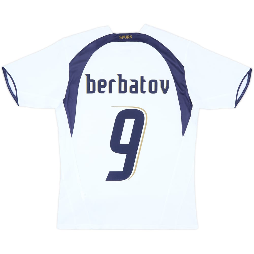 2006-07 Tottenham Home Shirt Berbatov #9 - 9/10 - (S)