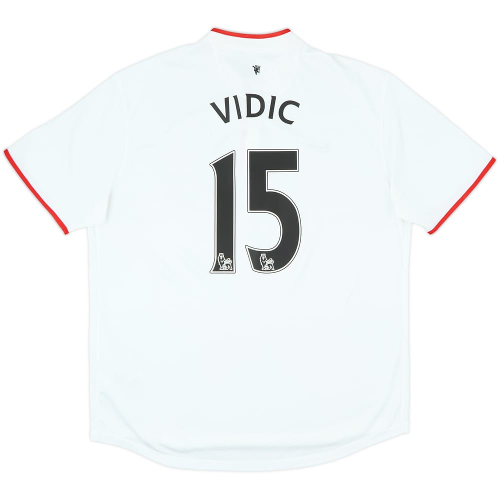 2012-14 Manchester United Away Shirt Vidic #15 - 7/10 - (XL)