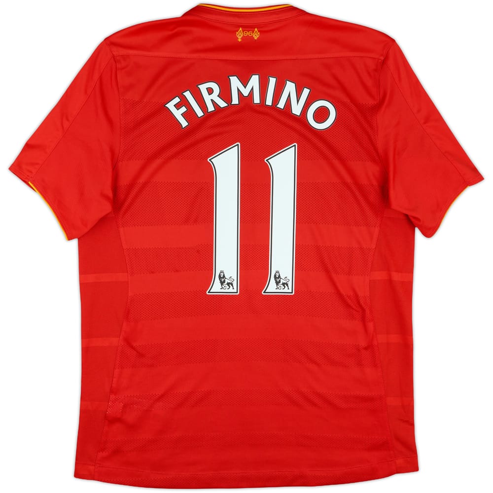2015-16 Liverpool Home Shirt Firmino #11 - 7/10 - (M)