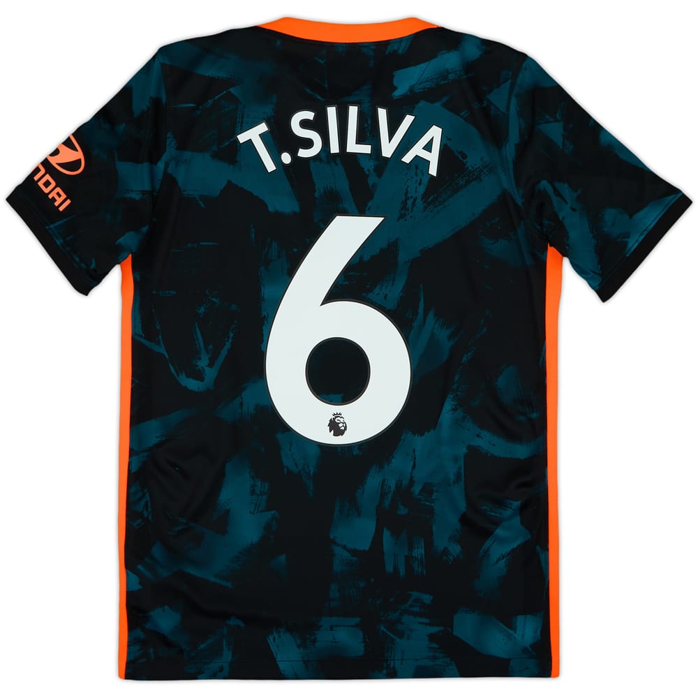 2021-22 Chelsea Third Shirt T.Silva #6 - 9/10 - (XL.Boys)