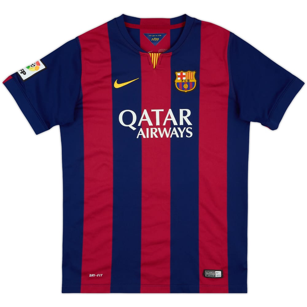 2014-15 Barcelona Home Shirt - 8/10 - (XL.Boys)