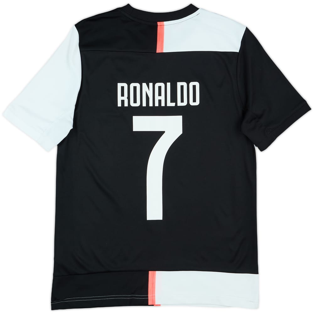 2019-20 Juventus Home Shirt Ronaldo #7 - 8/10 - (L.Boys)