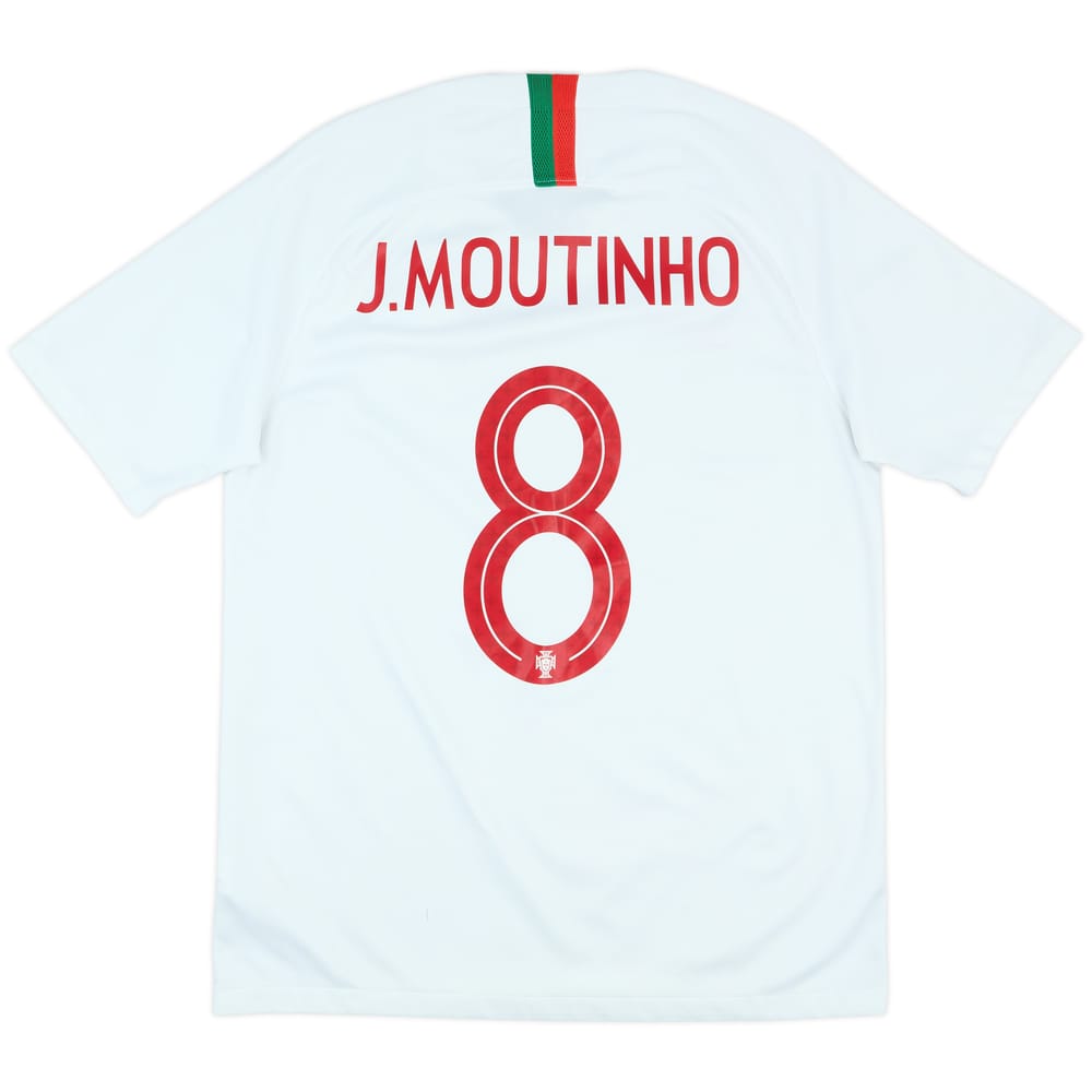2018-19 Portugal Away Shirt J.Moutinho #8 - 6/10 - (M)