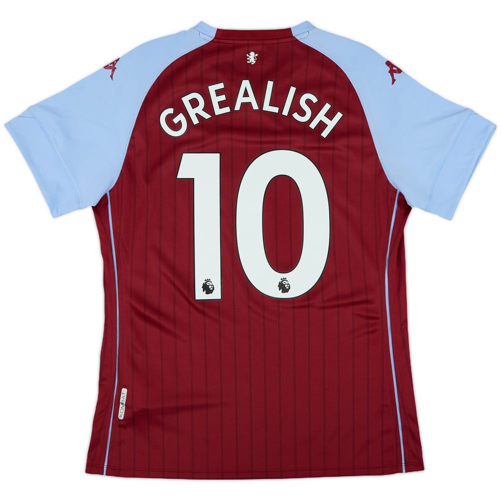 2020-21 Aston Villa Home Shirt Grealish #10 - 10/10 - (Women's XXL)