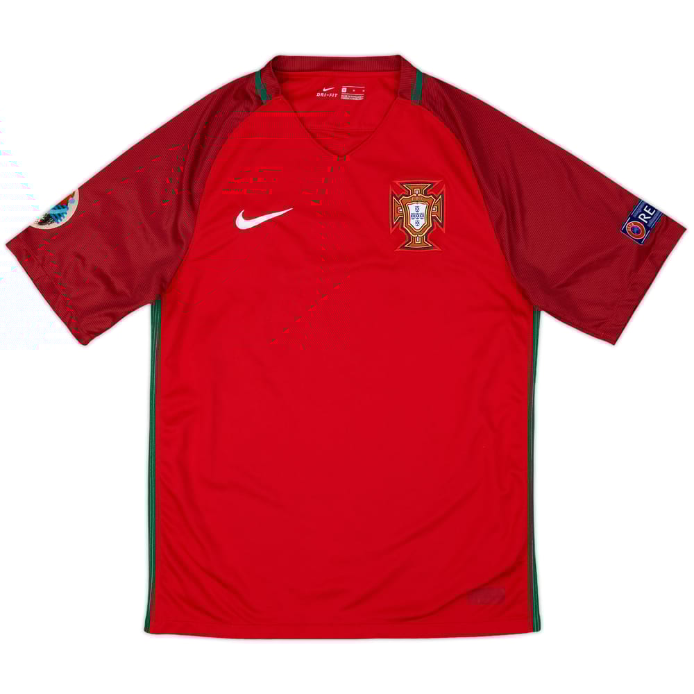 2016-18 Portugal Home Shirt Barrett #7 - 4/10 - (M)