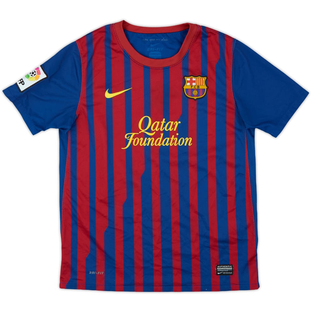 2011-12 Barcelona Home Shirt - 6/10 - (L.Boys)