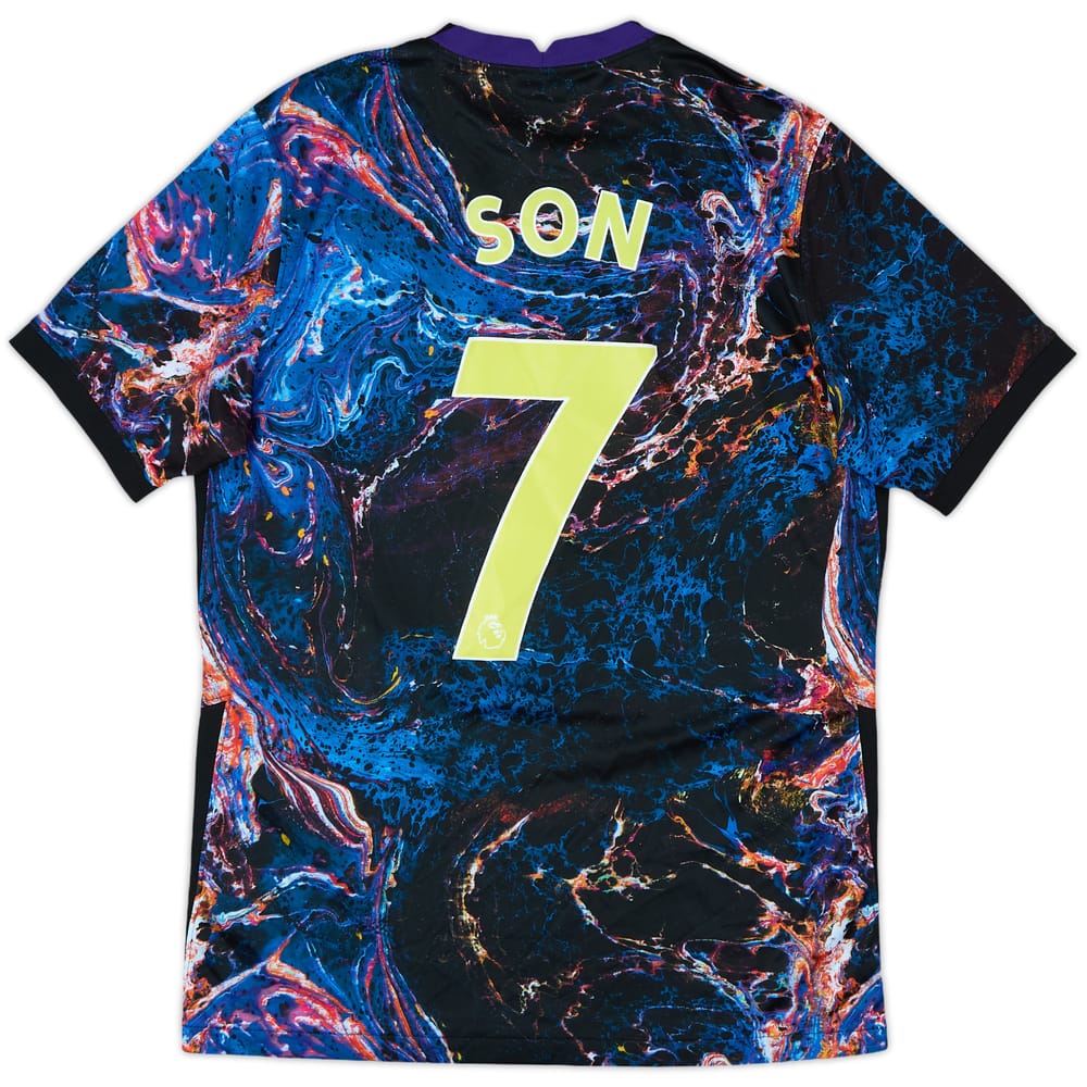 2021-22 Tottenham Away Shirt Son #7 - 9/10 - (M)