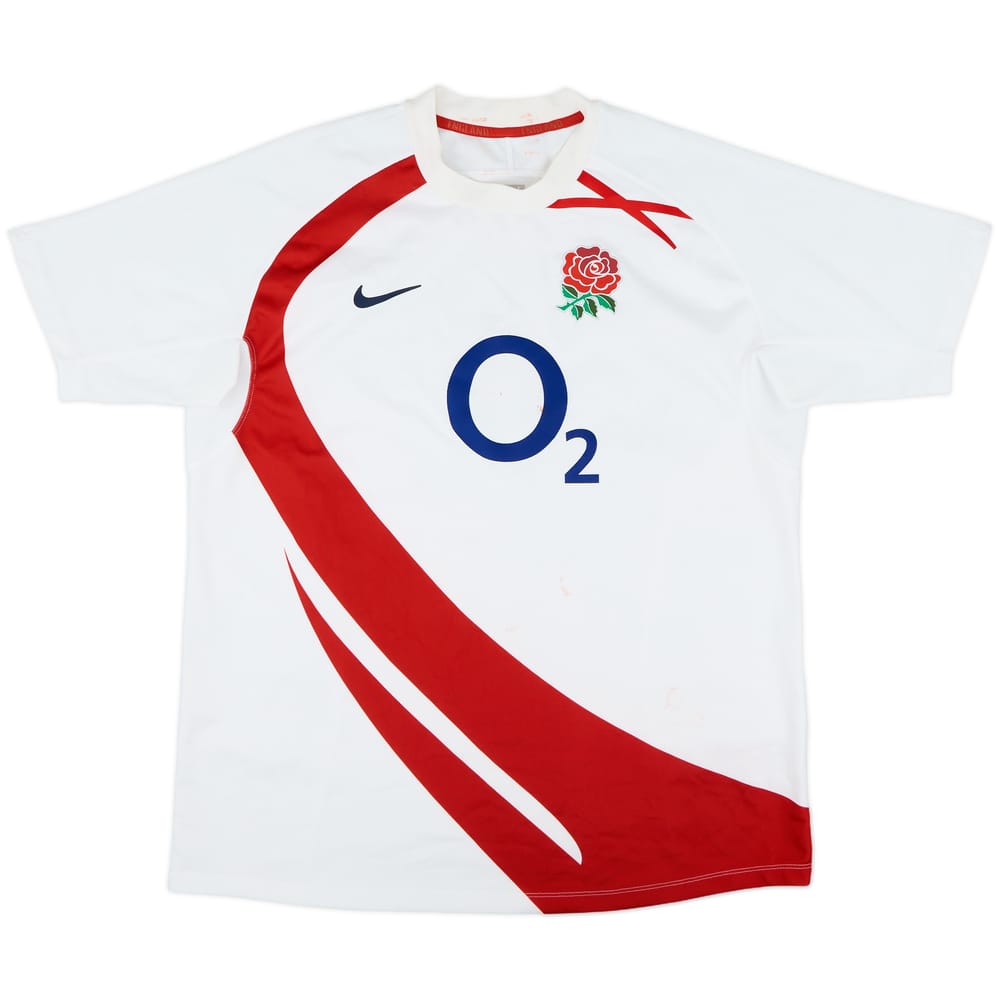 2005-06 England Rugby Home Shirt - 5/10 - (L)