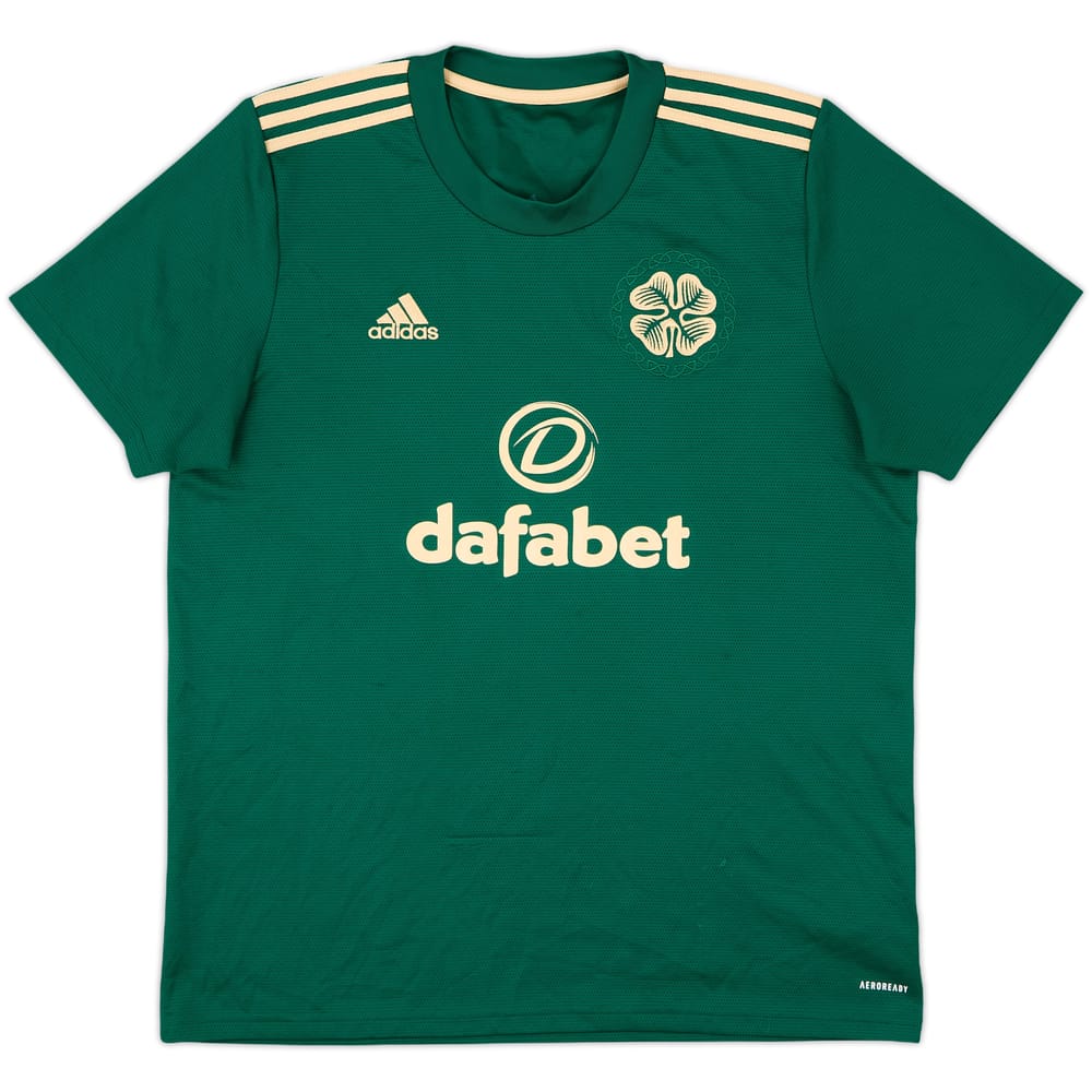 2021-22 Celtic Away Shirt - 8/10 - (XL)