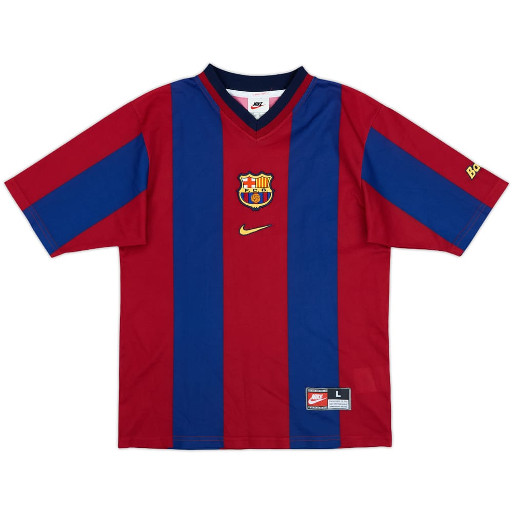 1998-00 Barcelona Basic Home Shirt - 10/10 - (L.Boys)