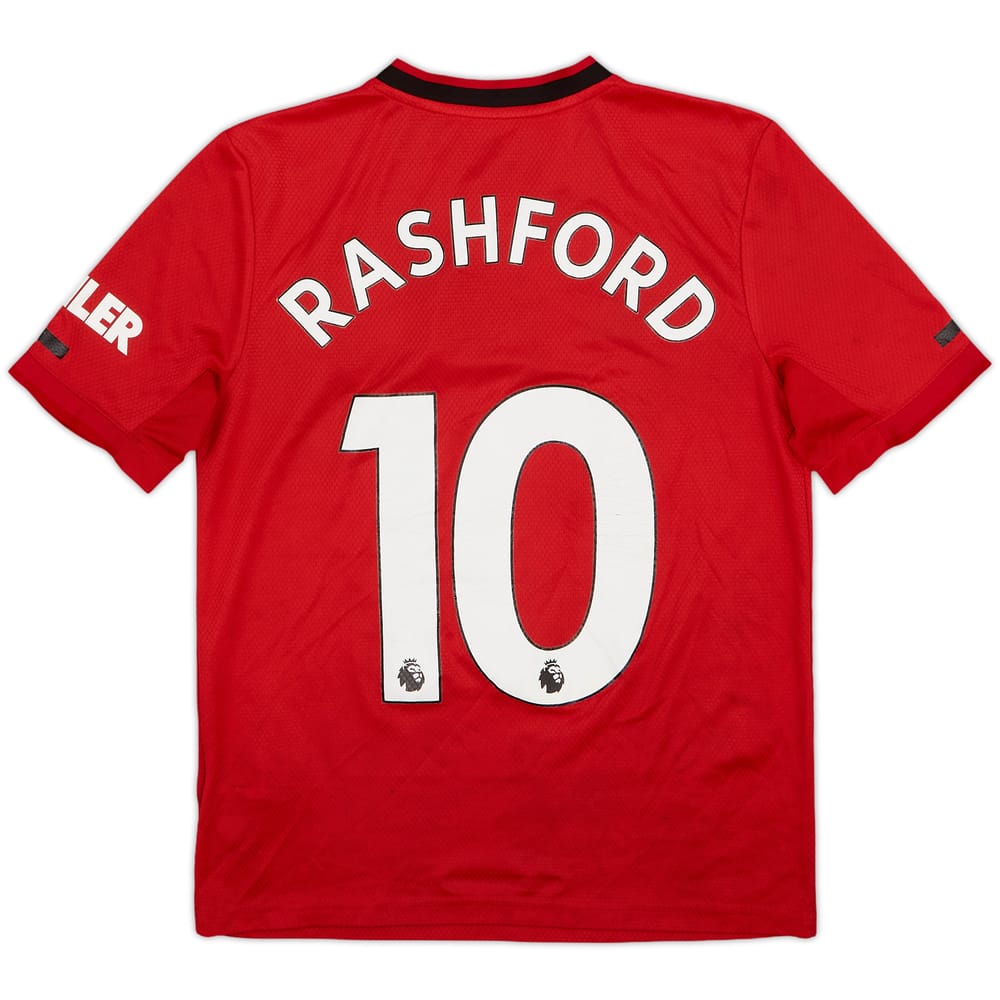 2019-20 Manchester United Home Shirt Rashford #10 - 4/10 - (L.Boys)