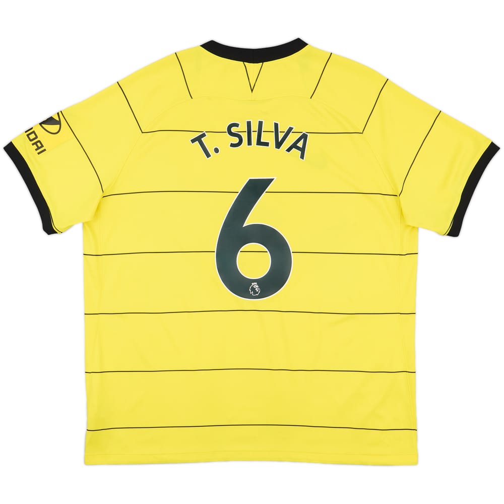 2021-22 Chelsea Away Shirt T.Silva #6 - 8/10 - (XXL)
