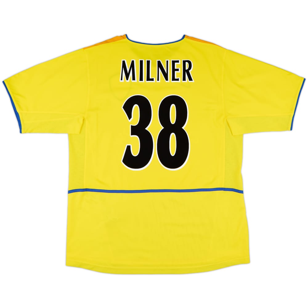 2002-03 Leeds United Away Shirt Milner #38 - 9/10 - (L)