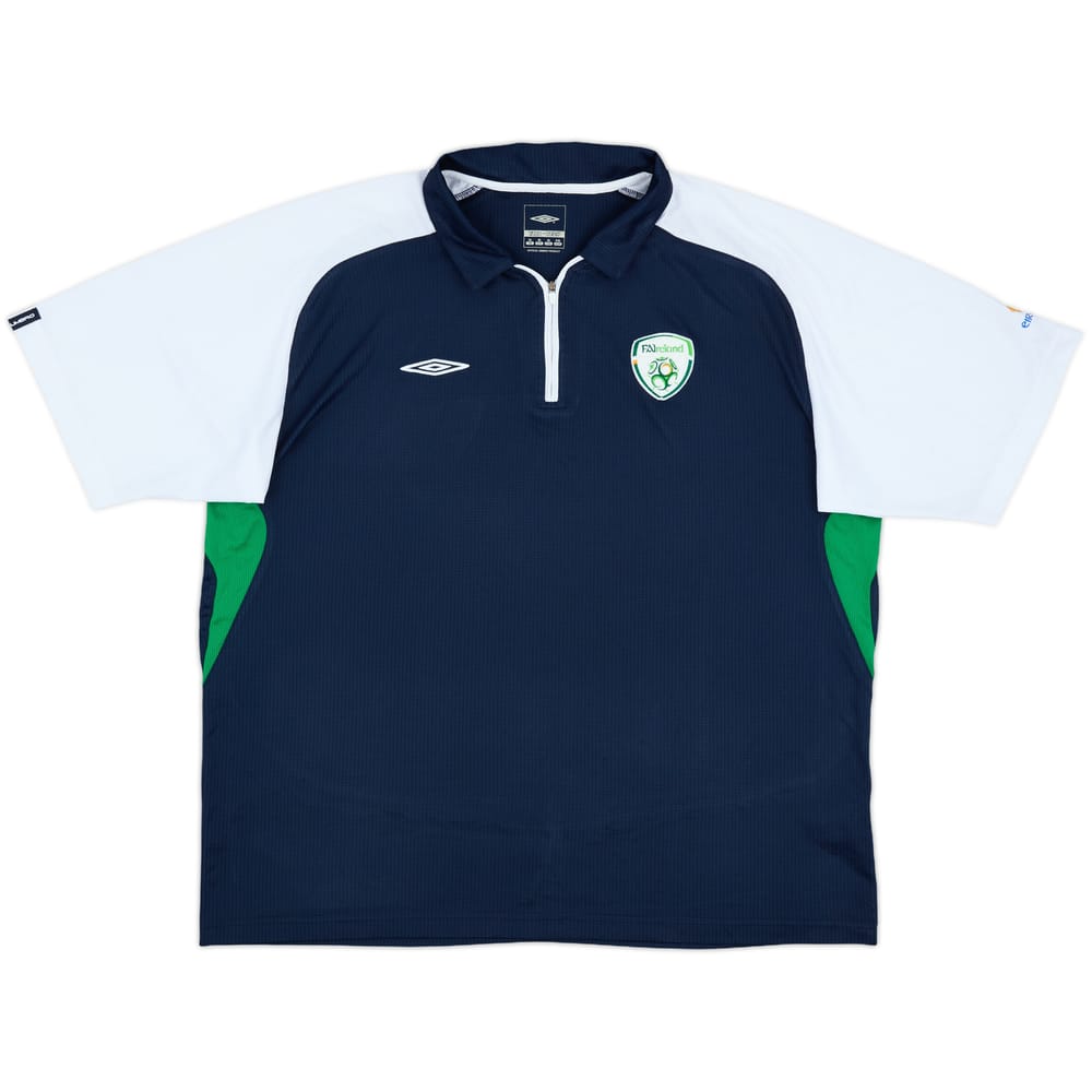 2008-09 Ireland Umbro 1/4 Zip Polo Shirt - 10/10 - (XL)