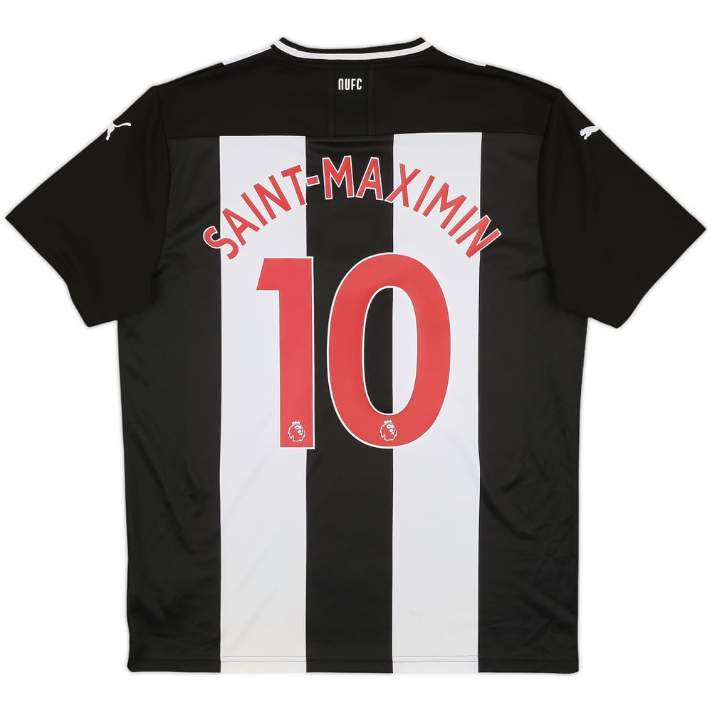 2019-20 Newcastle Home Shirt Saint-Maximin #10 - 9/10 - (L)