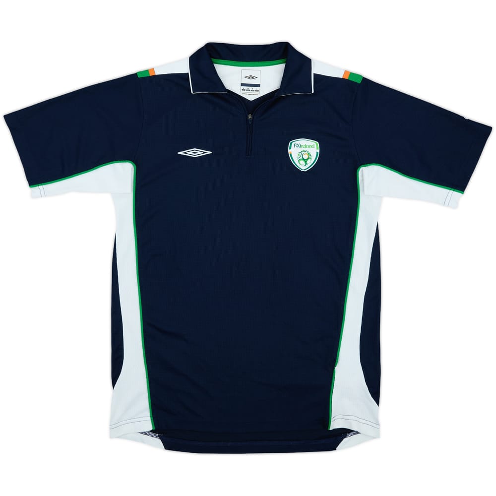 2008-09 Ireland Umbro 1/4 Zip Polo Shirt - 10/10 - (M)