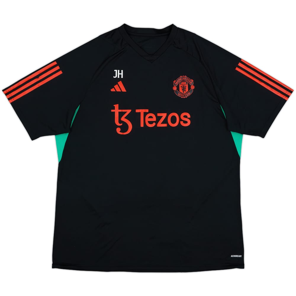 2023-24 Manchester United Staff Issue adidas Training Shirt JH - 7/10 - (XL)