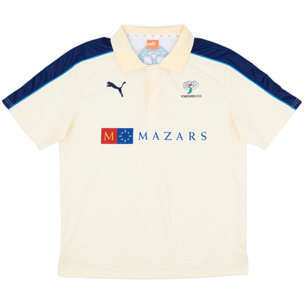 2010s Yorkshire Cricket Puma Polo Shirt - 8/10 - (XL)