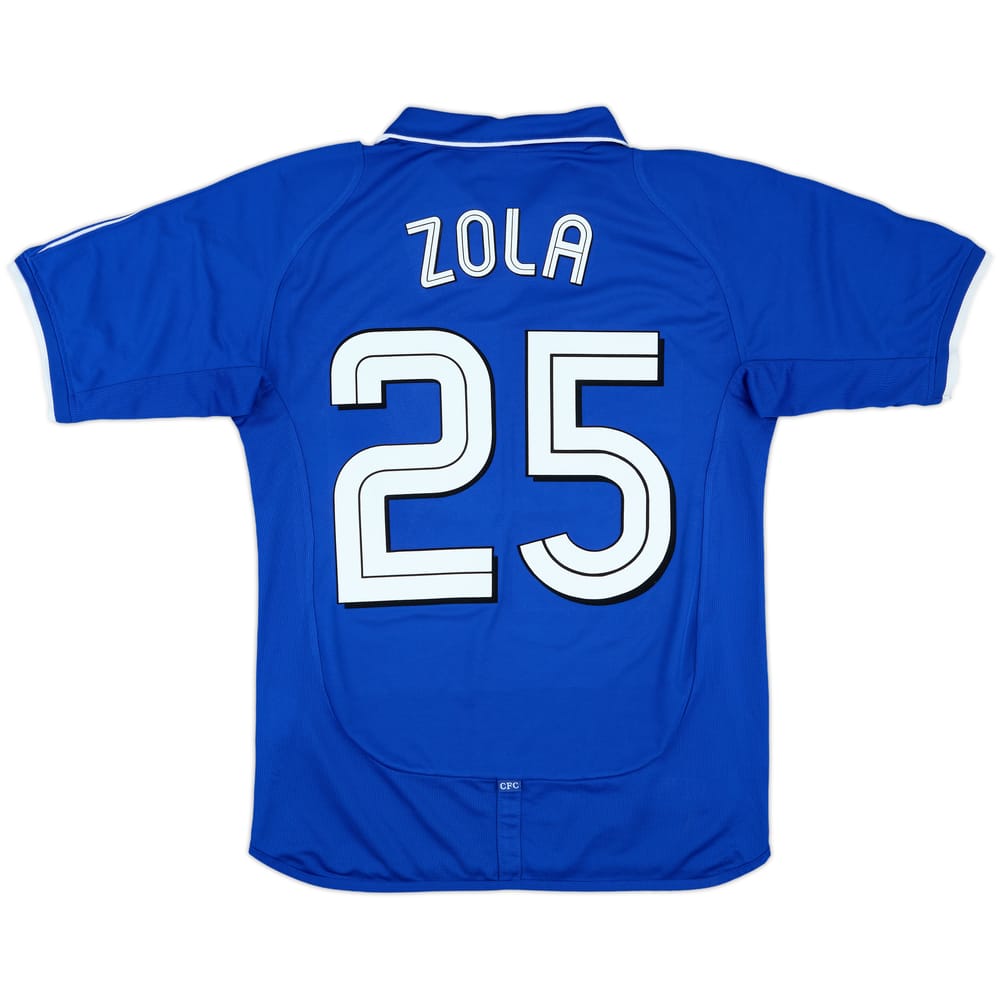 2001-03 Chelsea Home Shirt Zola #25 - 8/10 - (S)