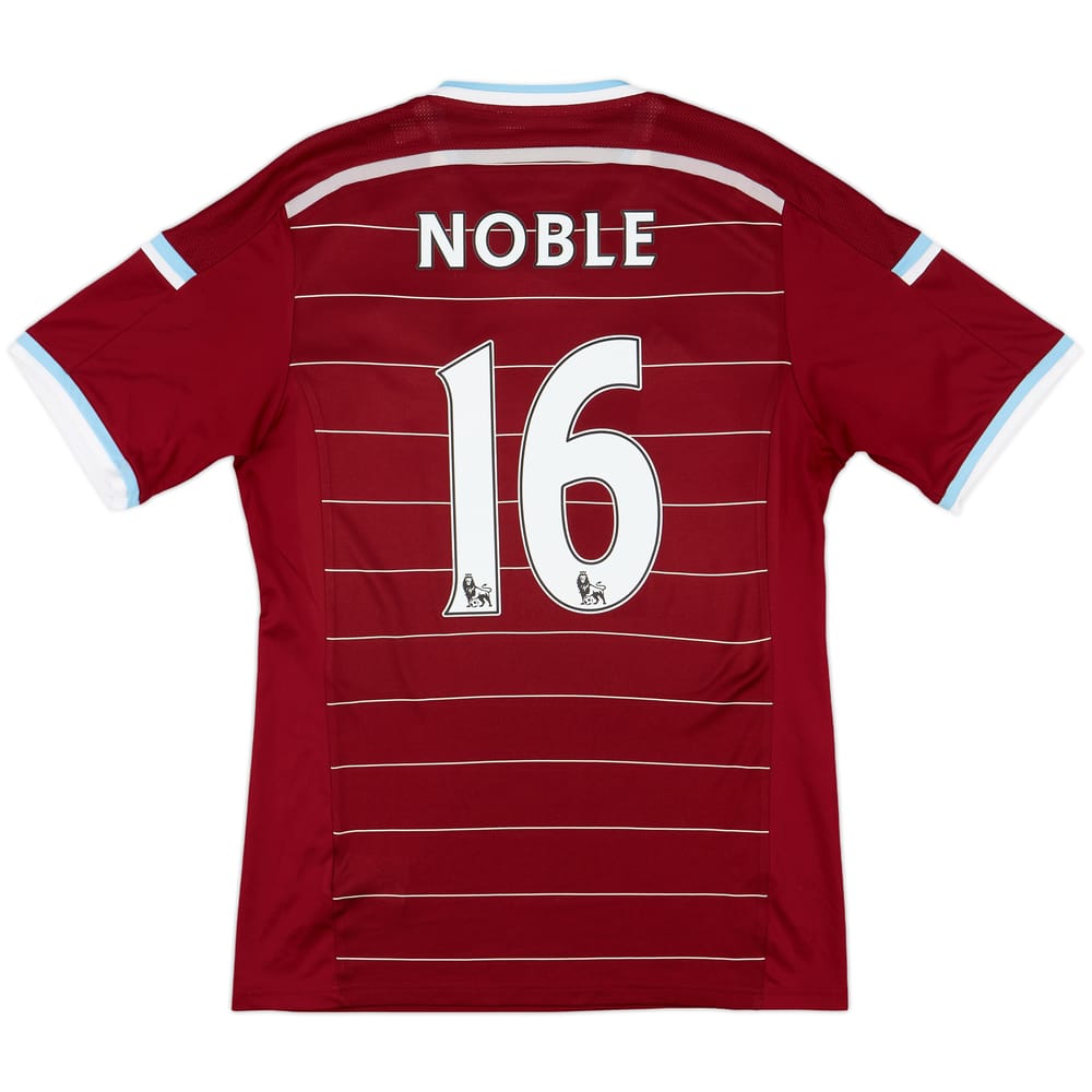 2014-15 West Ham Home Shirt Noble #16 - 8/10 - (L)