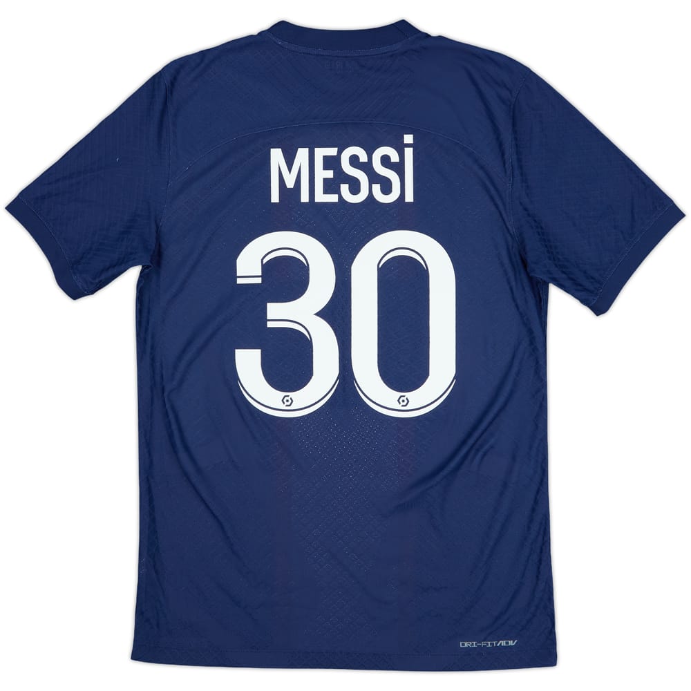 2022-23 Paris Saint-Germain Authentic Home Shirt Messi #30 - 9/10 - (S)