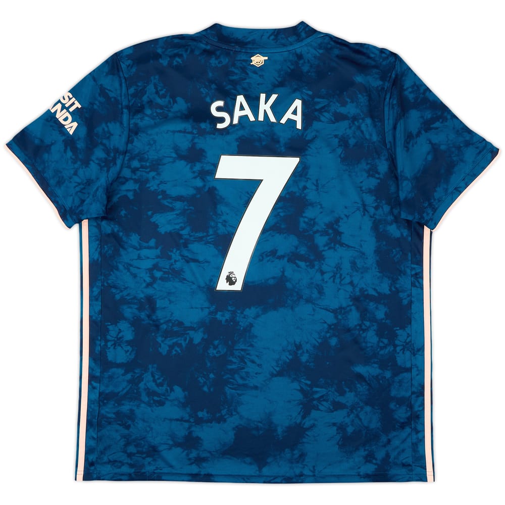 2020-21 Arsenal Third Shirt Saka #7 - 10/10 - (XL)